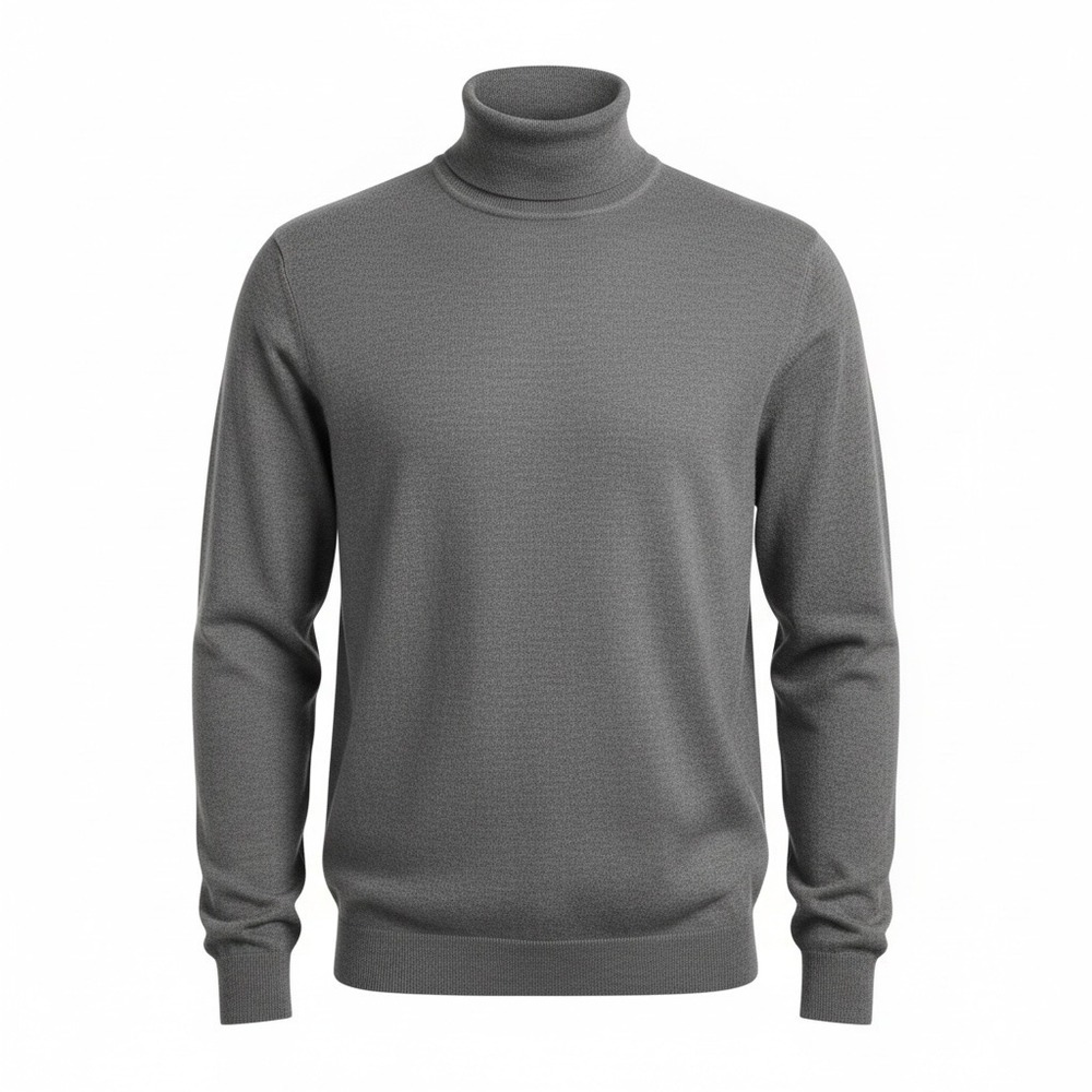 Alfani Mens Merino Wool Blend Sweater Dark Heather Blend size M new